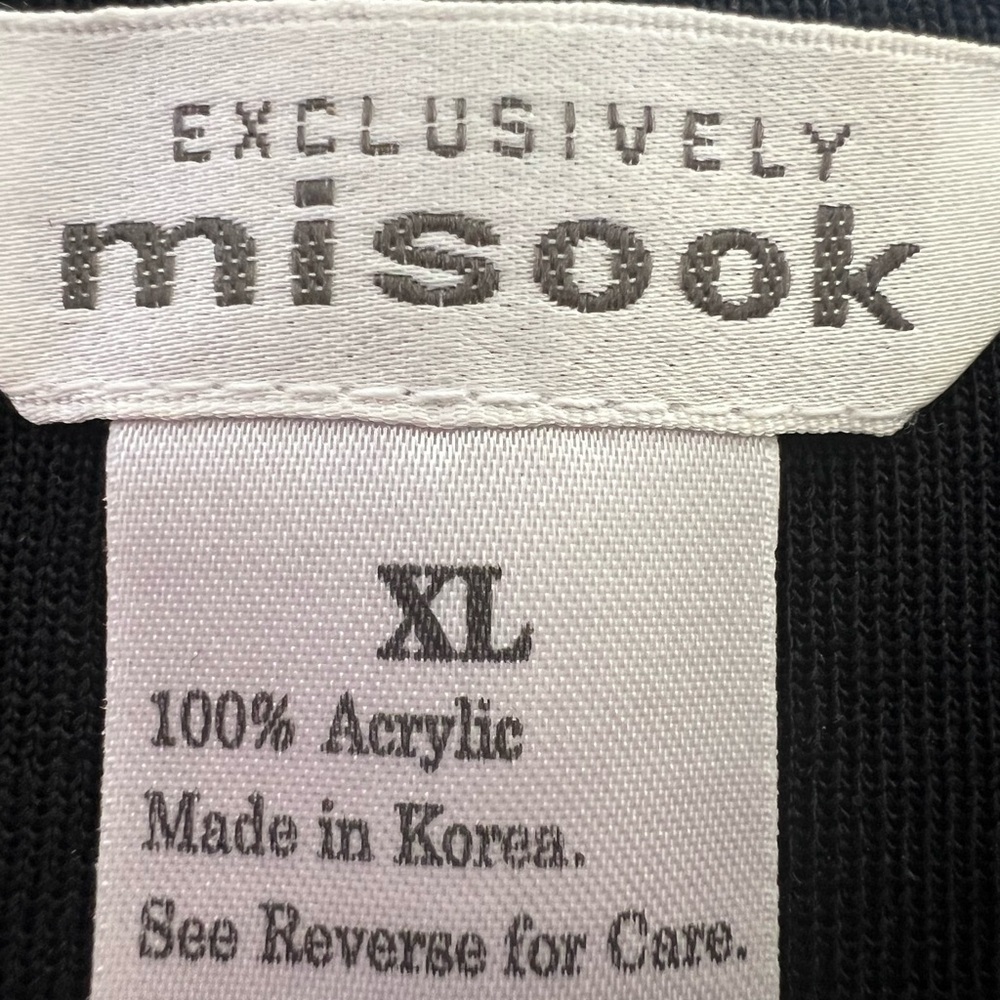 Misook Black knit Tank Top - Picture 2 of 4